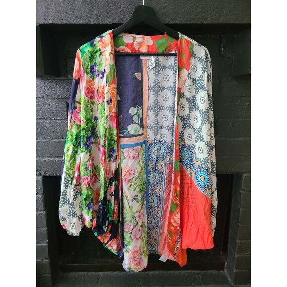 Anthropologie Dylan Open front Batwing boho Kimono One size - Picture 3 of 7